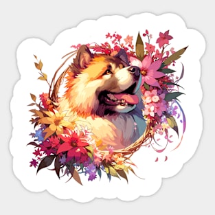 Eurasier Brightens Mothers Day - Unique Dog Mom Gift Idea Sticker